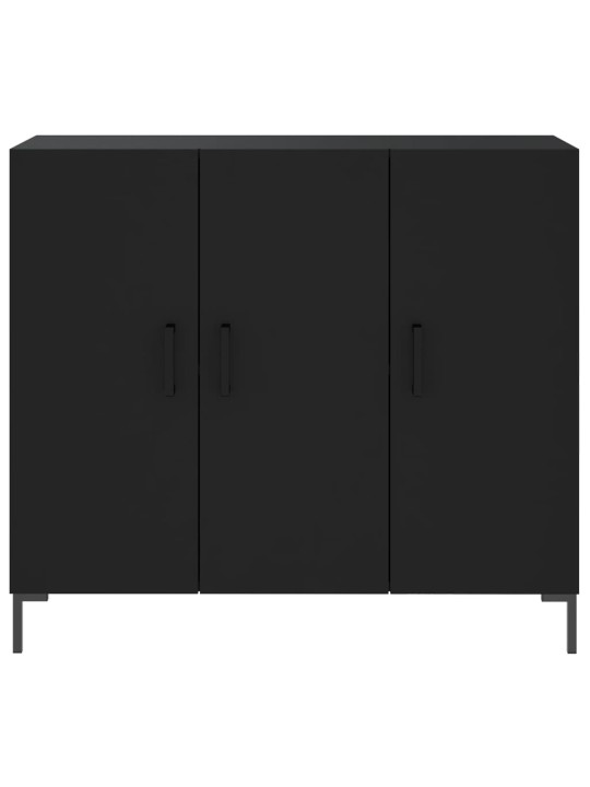 Senkki musta 90x34x80 cm tekninen puu