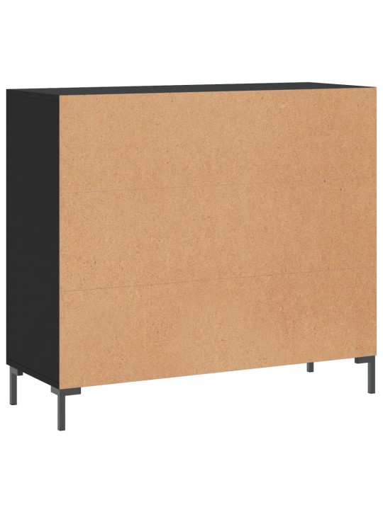 Senkki musta 90x34x80 cm tekninen puu
