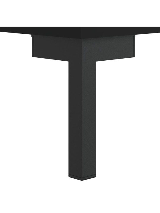 Senkki musta 90x34x80 cm tekninen puu
