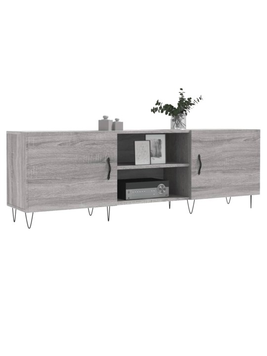 Tv-taso harmaa sonoma 150x30x50 cm tekninen puu