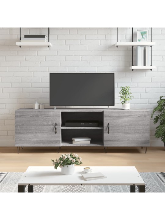 Tv-taso harmaa sonoma 150x30x50 cm tekninen puu
