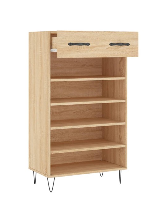 Kenkäkaappi sonoma-tammi 60x35x105 cm tekninen puu