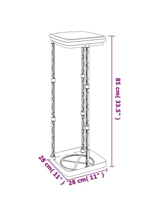 Roskapussipidikkeet 2 kpl sinimusta 120 l PP