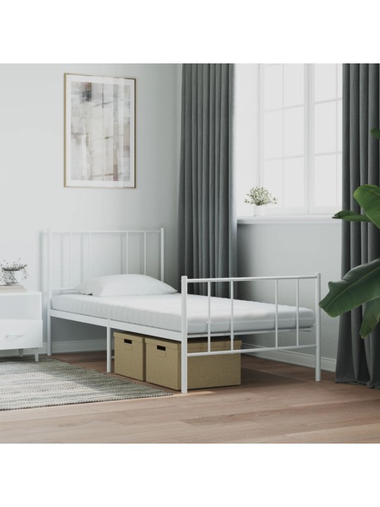Vaahtomuovipatjat 2 kpl valk. 90x190 cm 7 vyöhykettä kov. 20ild