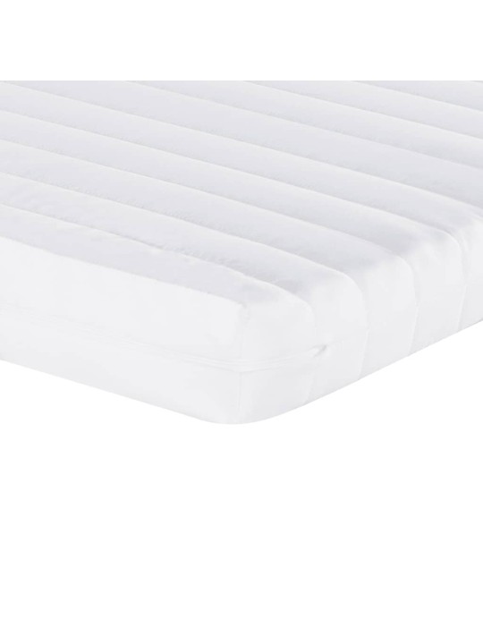 Vaahtomuovipatjat 2 kpl valk. 90x190 cm 7 vyöhykettä kov. 20ild