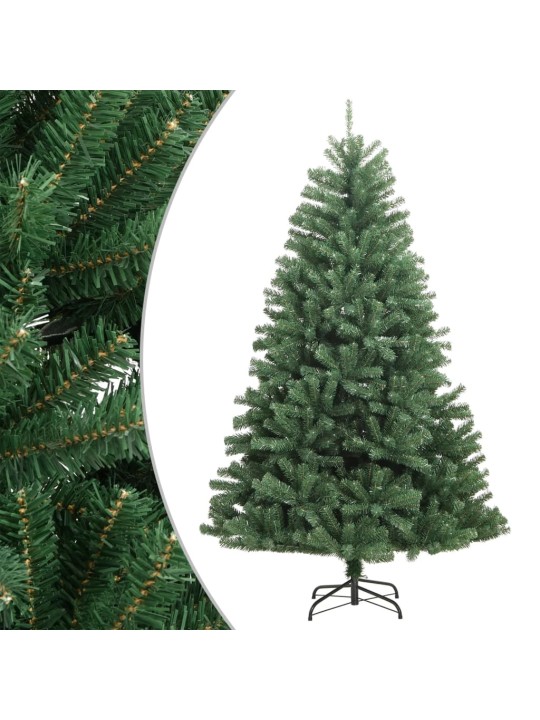 Tekojoulukuusi saranoilla ja jalustalla vihreä 300 cm