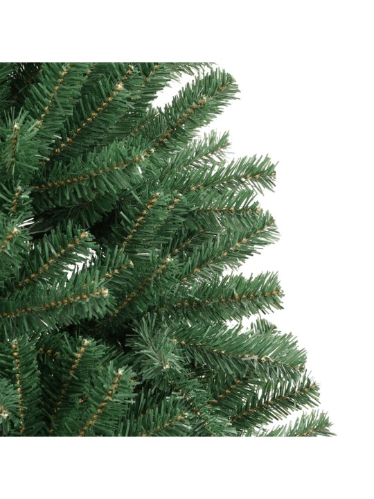 Tekojoulukuusi saranoilla ja jalustalla vihreä 300 cm