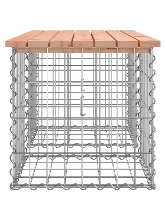 Puutarhapenkki kivikori tyyli 103x44x42 cm täysi douglaskuusi