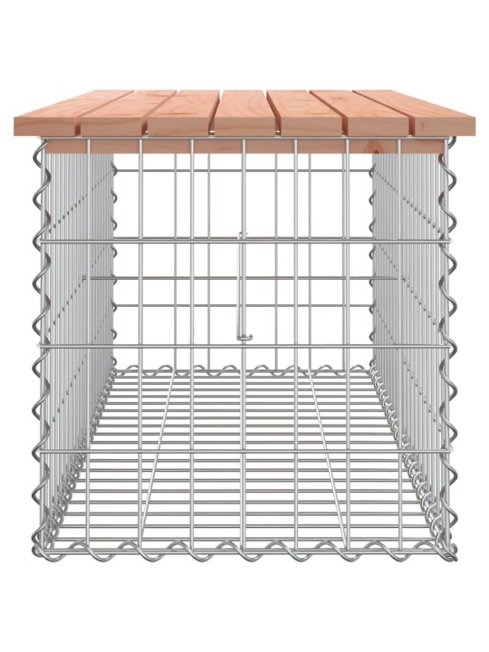 Puutarhapenkki kivikori tyyli 103x44x42 cm täysi douglaskuusi