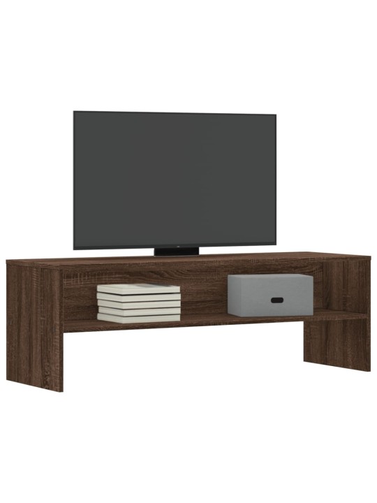 TV-taso ruskea tammi 120x40x40 cm lastulevy