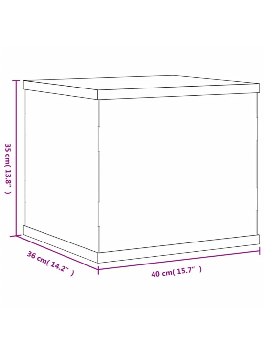 Esittelylaatikko läpinäkyvä 40x36x35 cm akryyli