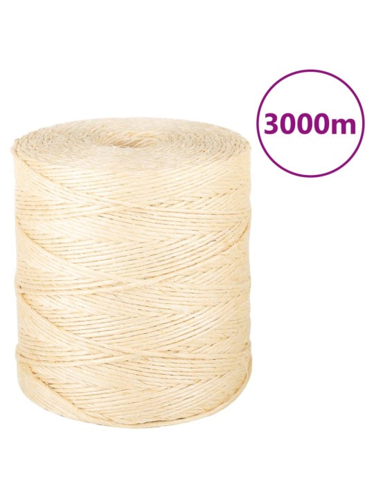 Köysi 100 % Sisal 2 mm 3000 m