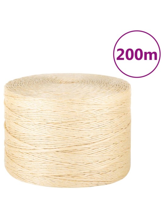 Köysi 100% Sisal 3 mm 200 m