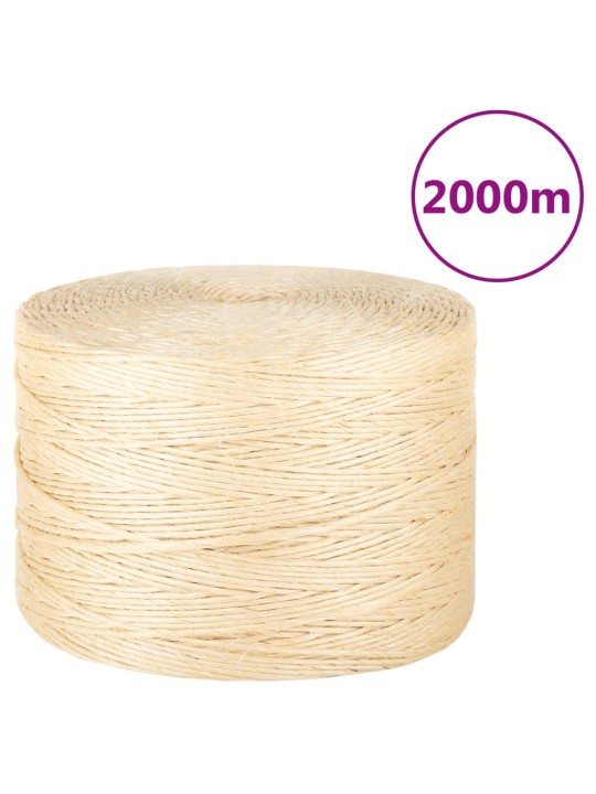 Köysi 100% Sisal 3 mm 2000 m