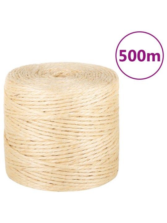 Köysi 100 % Sisal 4 mm 500 m