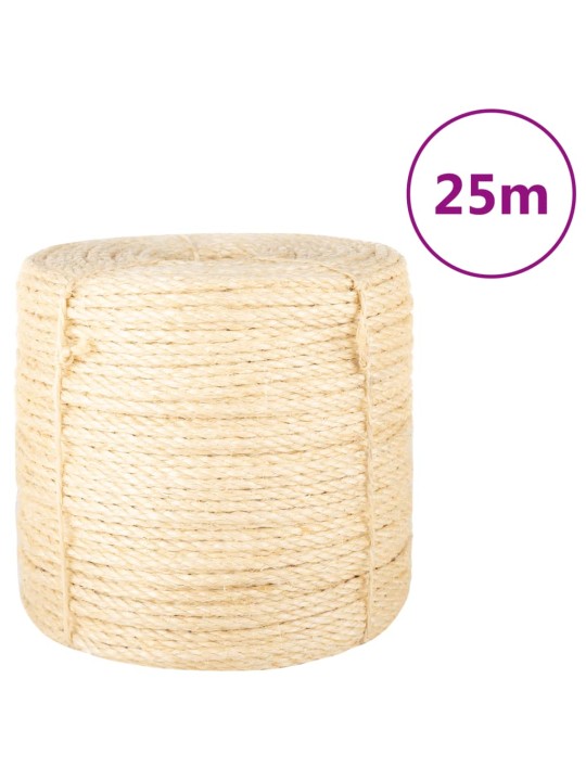 Köysi 100% Sisal 6 mm 25 m