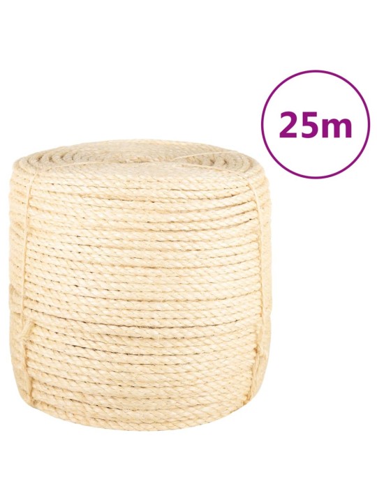 Köysi 100% Sisal 8 mm 25 m