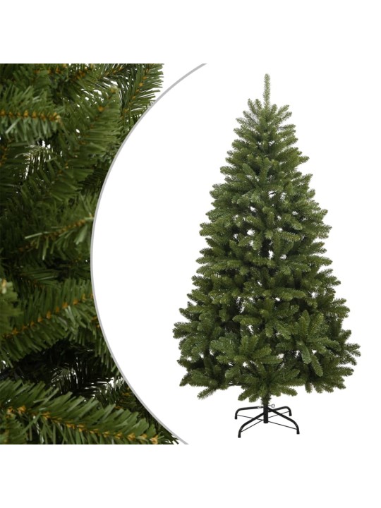 Tekojoulukuusi saranoilla ja jalustalla vihreä 240 cm