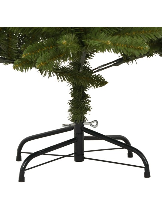 Tekojoulukuusi saranoilla ja jalustalla vihreä 240 cm