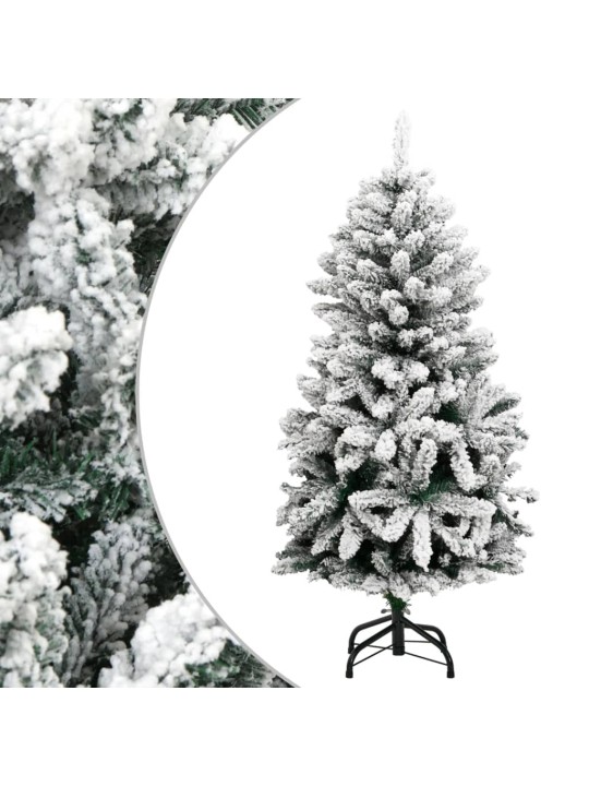 Tekojoulukuusi saranoilla ja lumihuurteella 120 cm