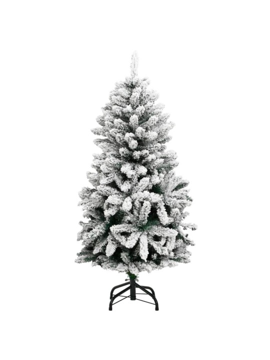 Tekojoulukuusi saranoilla ja lumihuurteella 120 cm