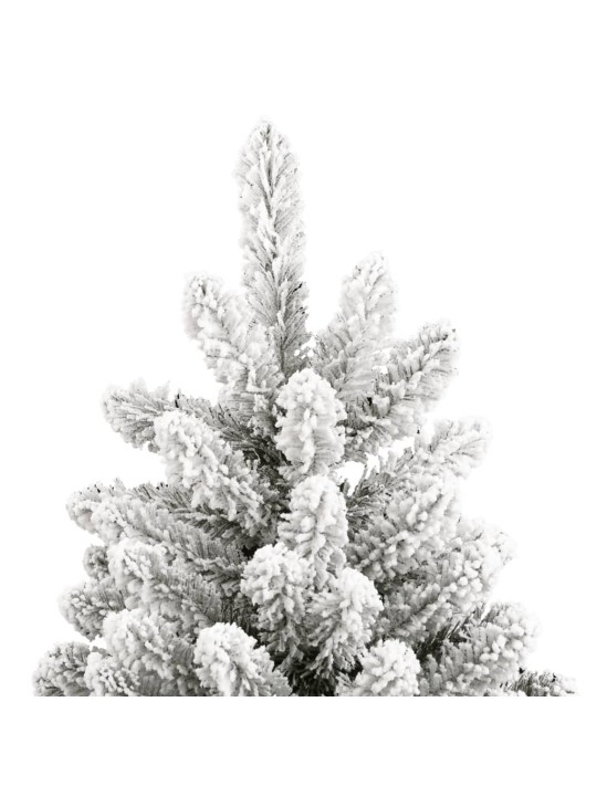 Tekojoulukuusi saranoilla ja lumihuurteella 270 cm