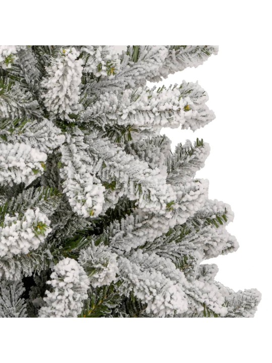 Tekojoulukuusi saranoilla ja lumihuurteella 270 cm