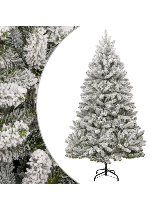 Tekojoulukuusi saranoilla ja lumihuurteella 300 cm