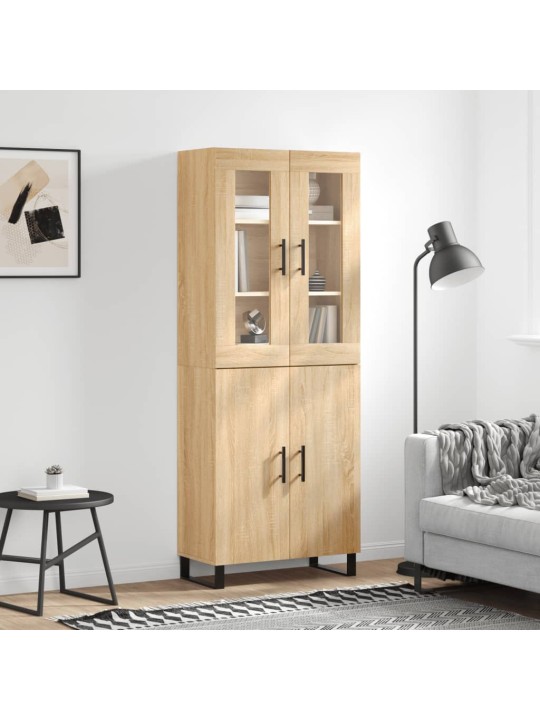 Kaappi sonoma tammi 69,5x34x180 cm tekninen puu