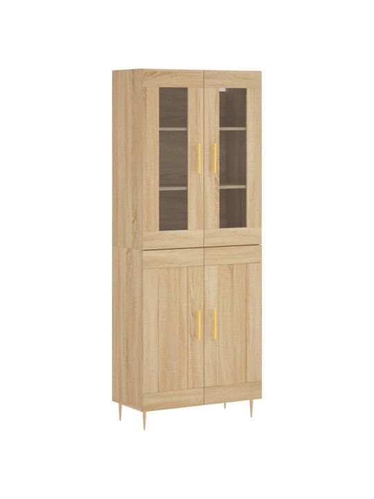 Kaappi Sonoma tammi 69,5x34x180 cm tekninen puu