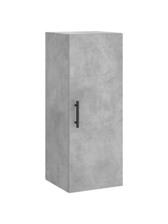 Kaappi betoninharmaa 34,5x34x180 cm tekninen puu