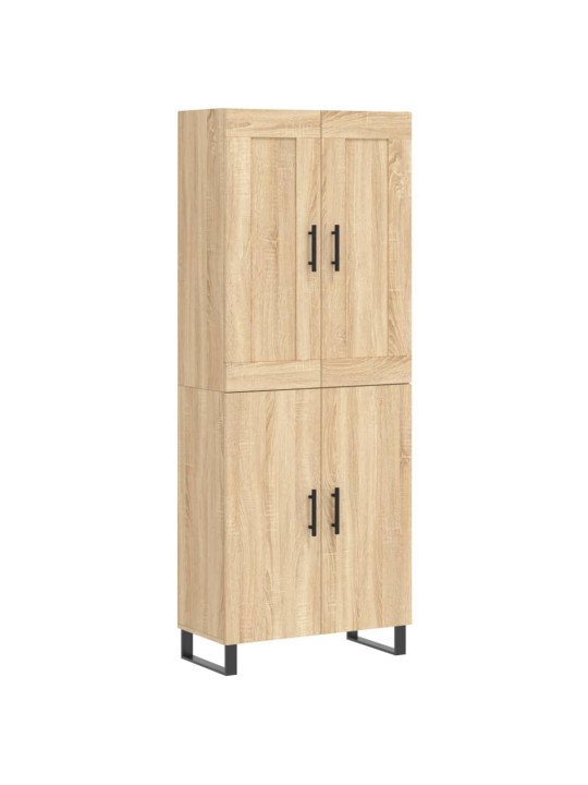 Kaappi sonoma tammi 69,5x34x180 cm tekninen puu