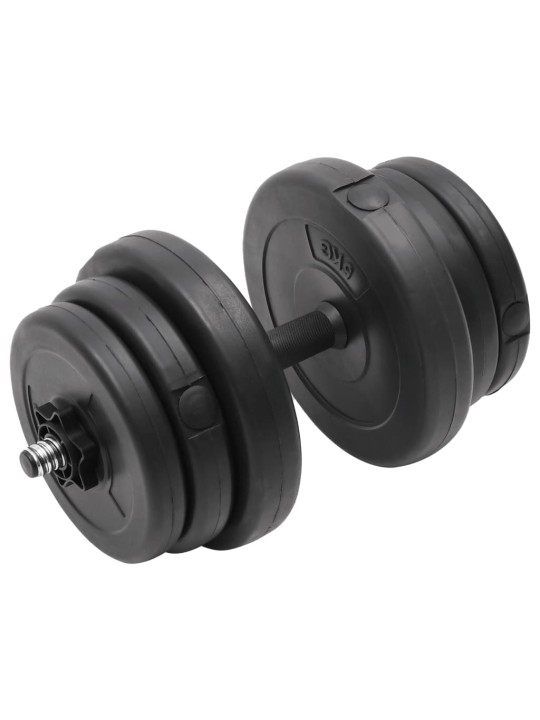 Käsipainot levyillä 40 kg