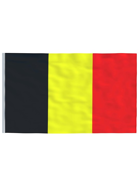 Belgian lippu ja lipputanko 5,55 m alumiini