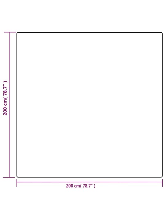 Painopeitto suojalla harmaa 200x200 cm 13 kg kangas