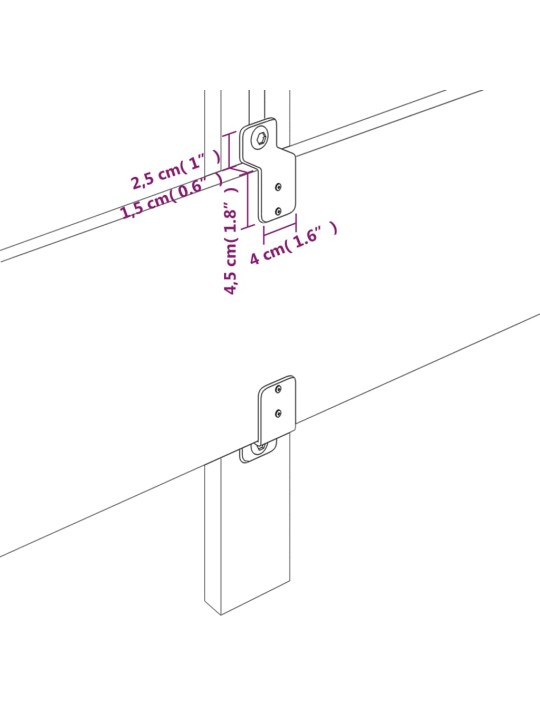 Päätylevyt 2 kpl musta 90x5x78/88 cm keinonahka