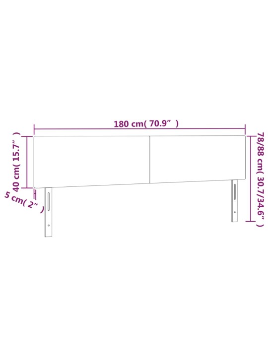 Päätylevyt 2 kpl musta 90x5x78/88 cm keinonahka