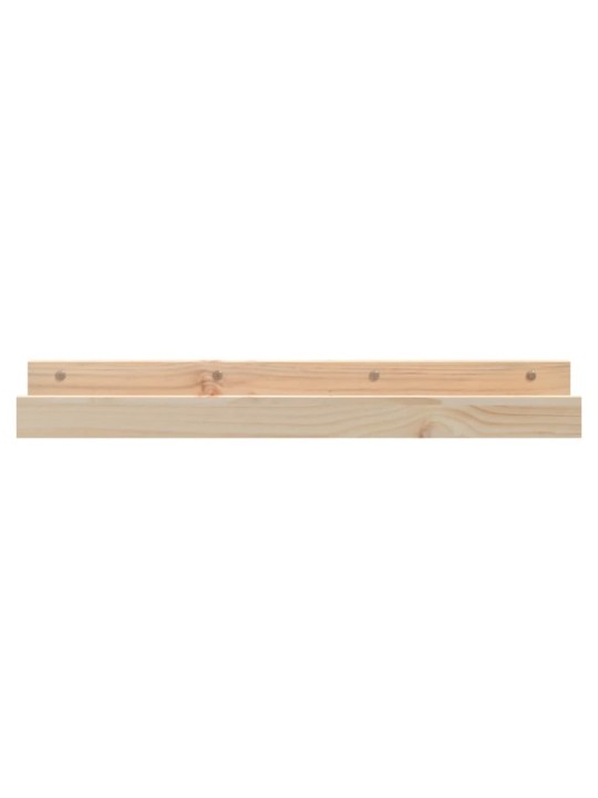 Seinähyllyt 2 kpl 80x12x9 cm täysi mänty