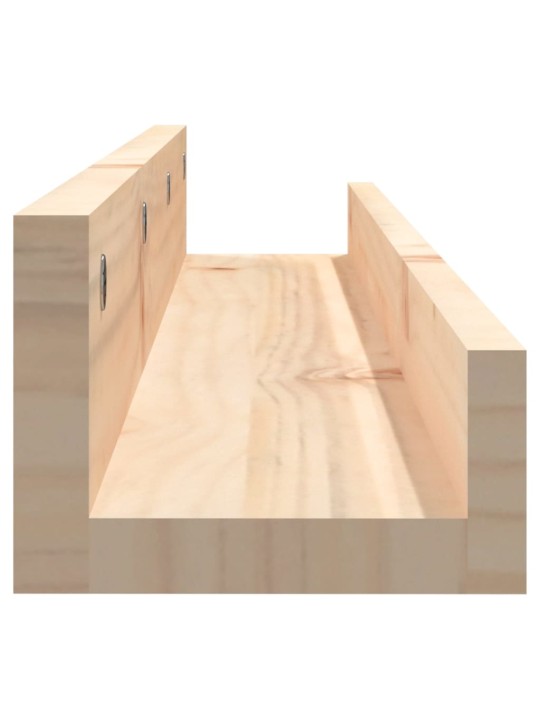 Seinähyllyt 2 kpl 80x12x9 cm täysi mänty
