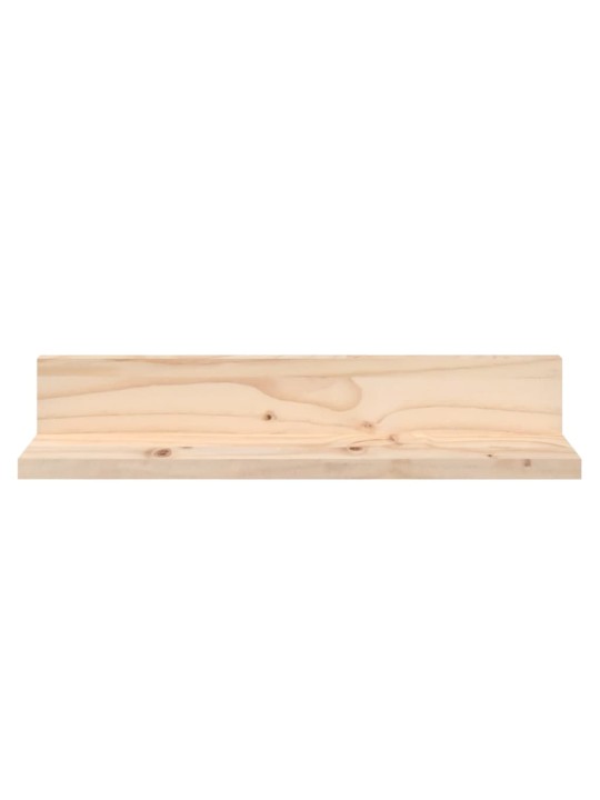 Seinähyllyt 2 kpl 50x11x9 cm täysi mänty
