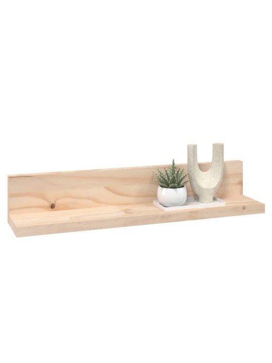 Seinähyllyt 2 kpl 50x11x9 cm täysi mänty