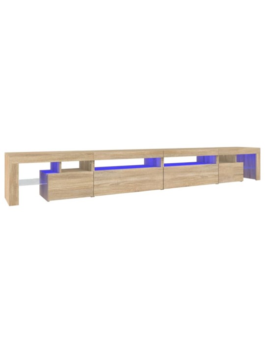 Tv-taso led-valoilla sonoma-tammi 290x36,5x40 cm