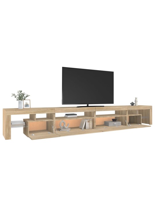 Tv-taso led-valoilla sonoma-tammi 290x36,5x40 cm