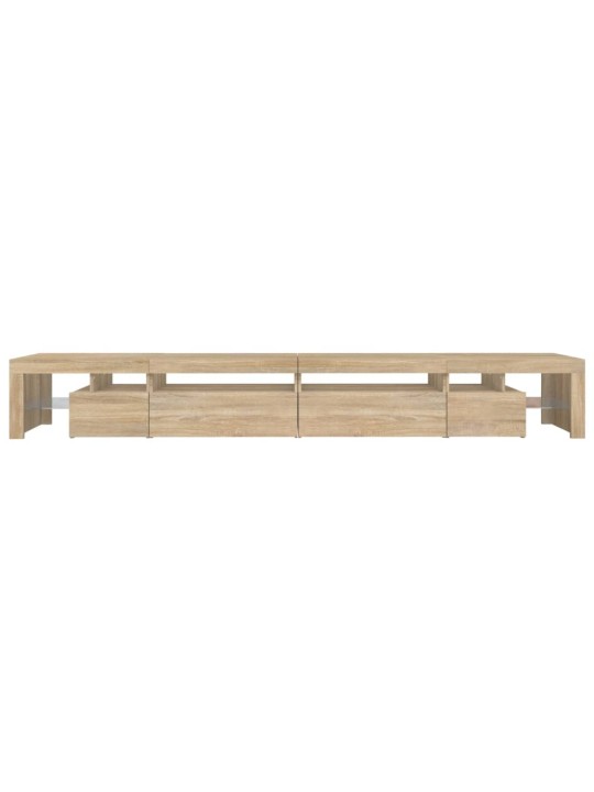 Tv-taso led-valoilla sonoma-tammi 290x36,5x40 cm