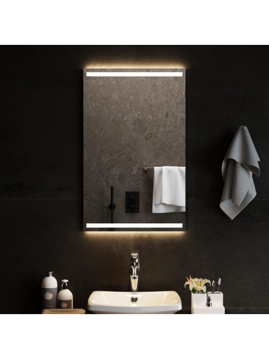 Kylpyhuoneen LED-peili 50x80 cm