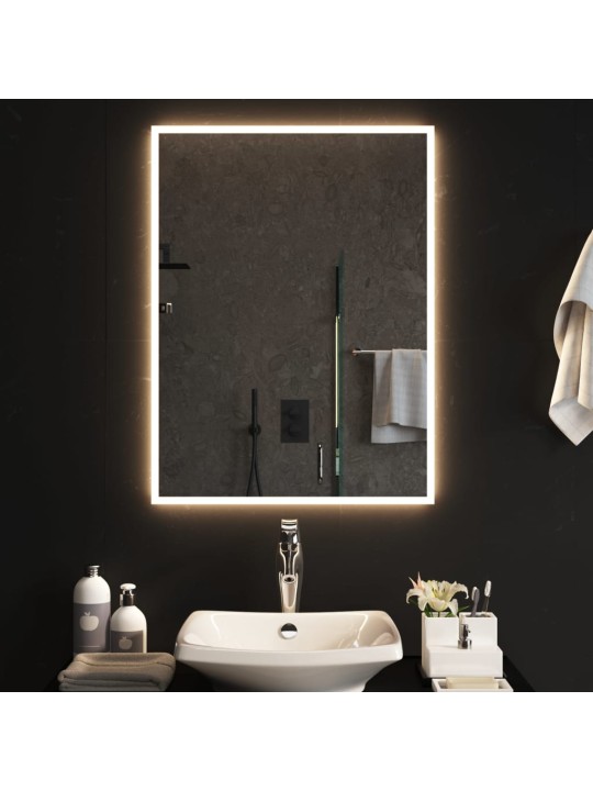 Kylpyhuoneen led-peili 60x80 cm