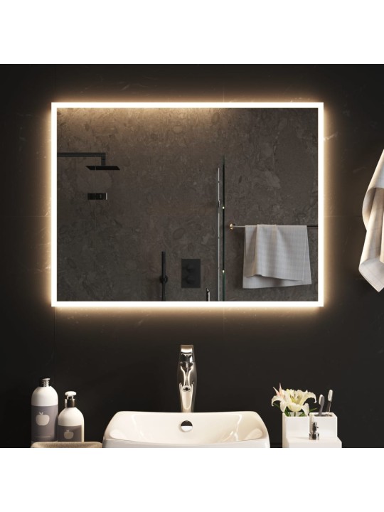 Kylpyhuoneen led-peili 60x80 cm