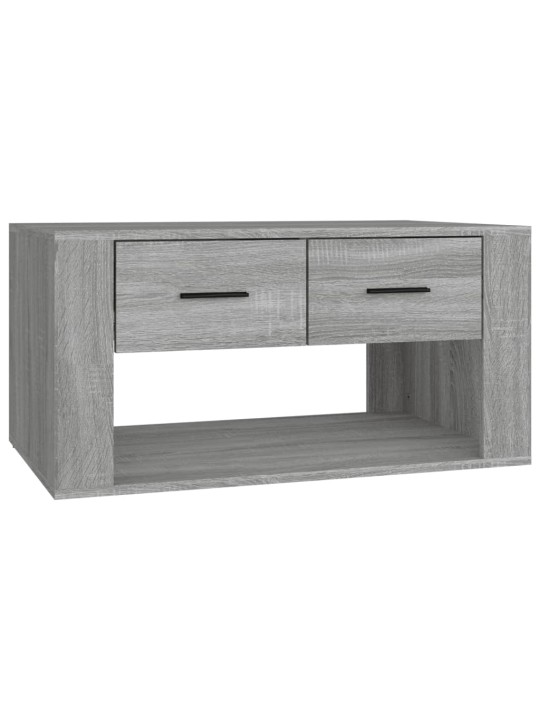 Sohvapöytä harmaa sonoma 80x50x40 cm tekninen puu