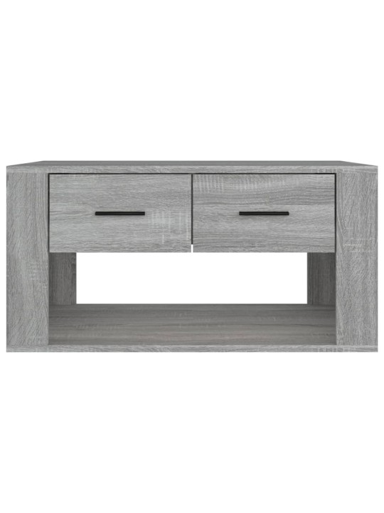 Sohvapöytä harmaa sonoma 80x50x40 cm tekninen puu