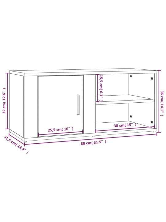 Seinäkaapit 2 kpl valkoinen 80x31,5x36 cm tekninen puu